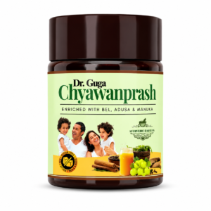 Dr. Guga Chyawanprash | Sugar-Free Ayurvedic Rasayan | Enriched with Bel, Adusa & Manuka 500GM